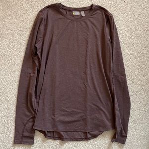 Zella Brown Long Sleeve Tee